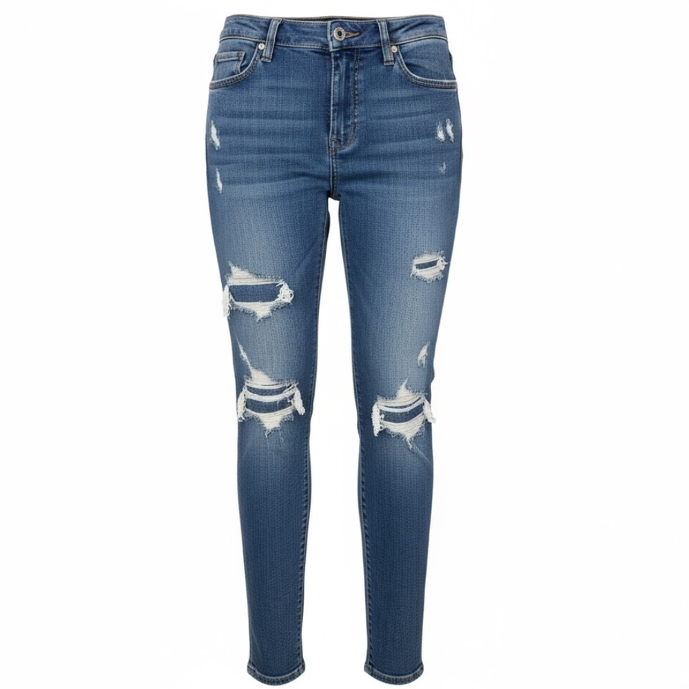 Blank NYC Distressed Jeans Size 26 Destroyed Low Rise